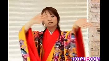 miina is unclothed of kimono and.