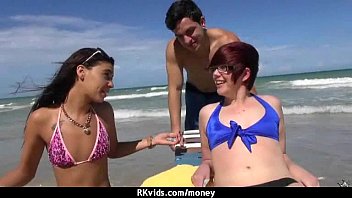Sexy teen nails her butt on hard dick for cash 10