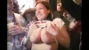 mardi gras big boobs grope 1