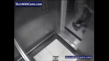 covert webcam catches hump in elevator.
